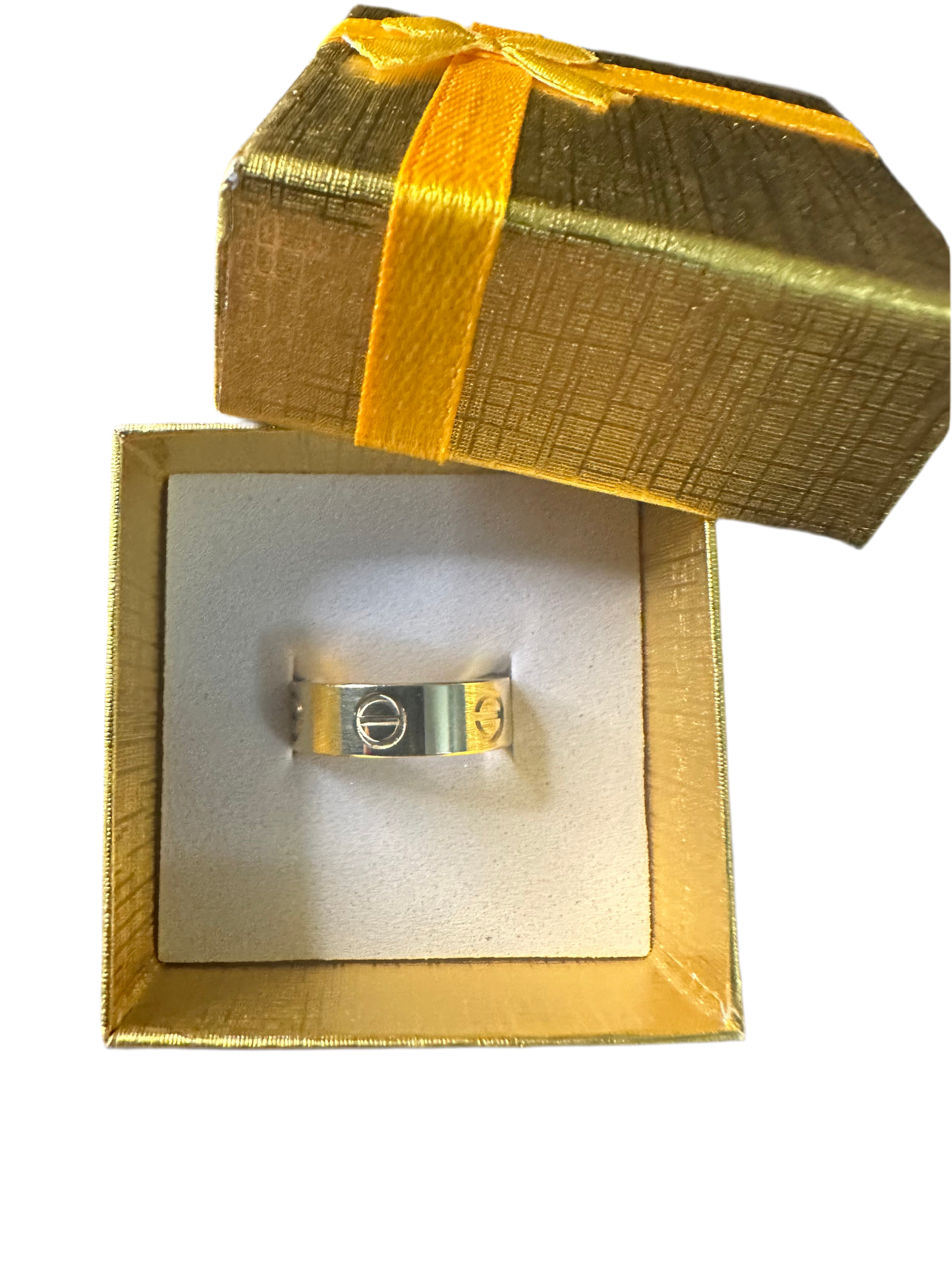 Anillo Cartier Sólido, Oro 10k, Size 7
