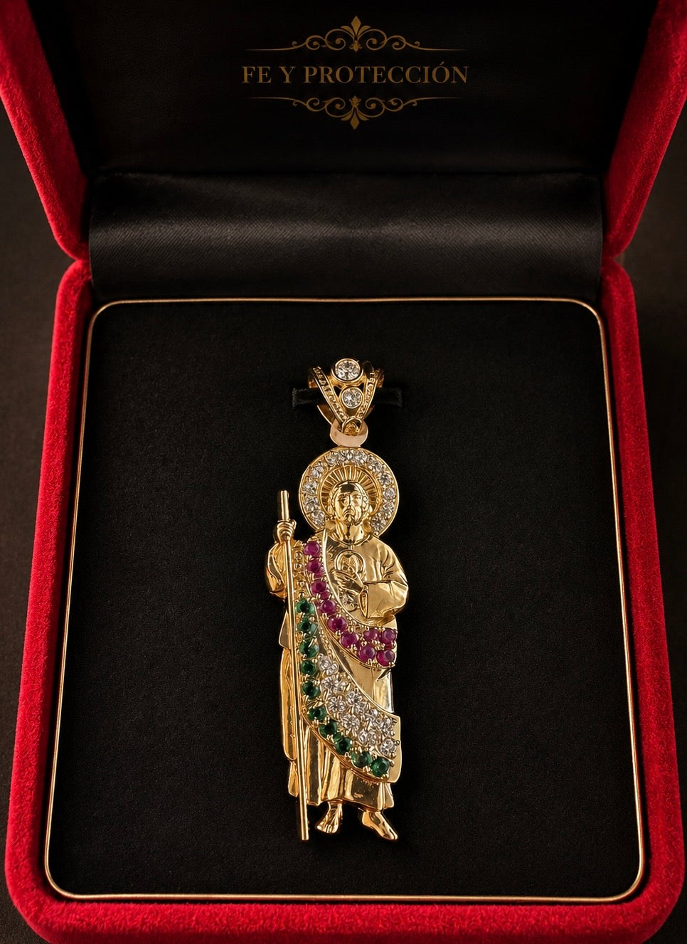 Dije San Judas Tadeo, Oro 10k.