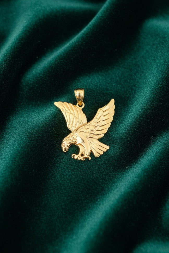 10k Gold Eagle Pendant