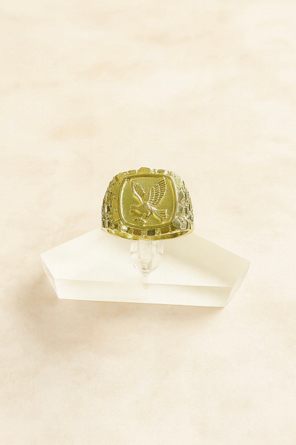 Anillo Hombre Águla Americana, Oro 10k, Size 10.5