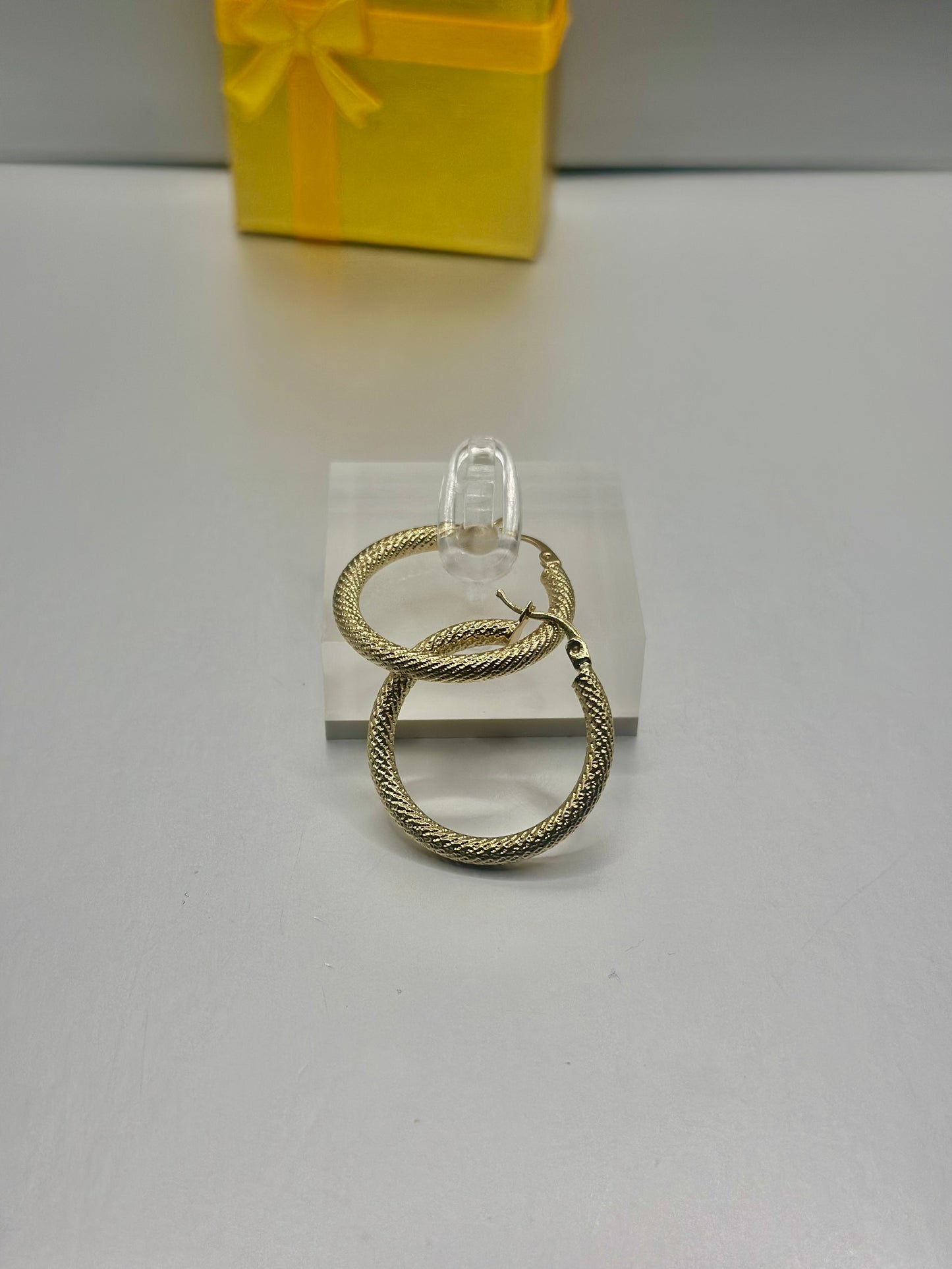 Argollas de Chicas Oro 10k, 20mm