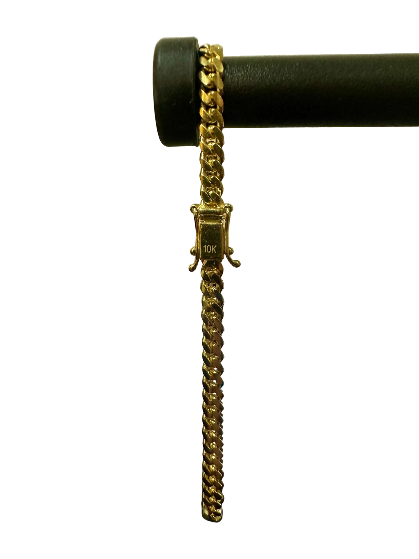 Manilla Cuban Link Oro 10k, 4MM, 7"