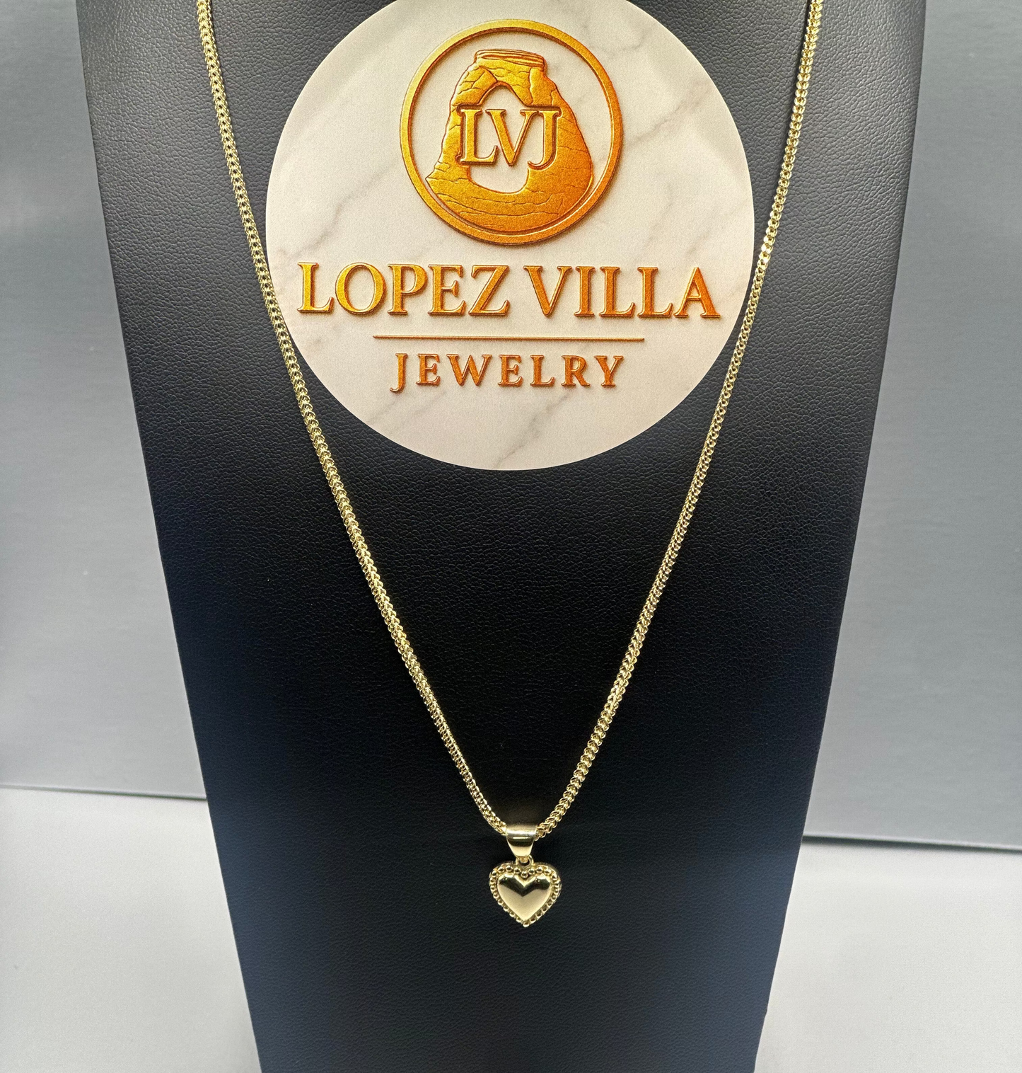 Cadena Franco con Dije (Franco Chain) 1.8MM, 18" Oro 10k