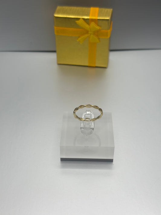 Anillo de Chicas de Infinito Oro 10k, Size 7