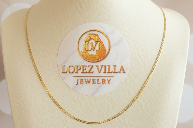 10k Gold Brilliant Cut Chain, 2.5MM, 22"