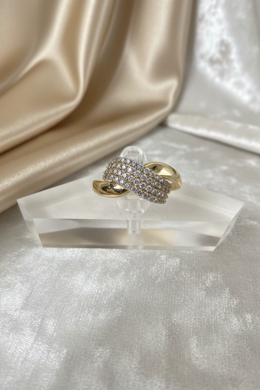 Anillo Mujer Oro 10k, Talla 8