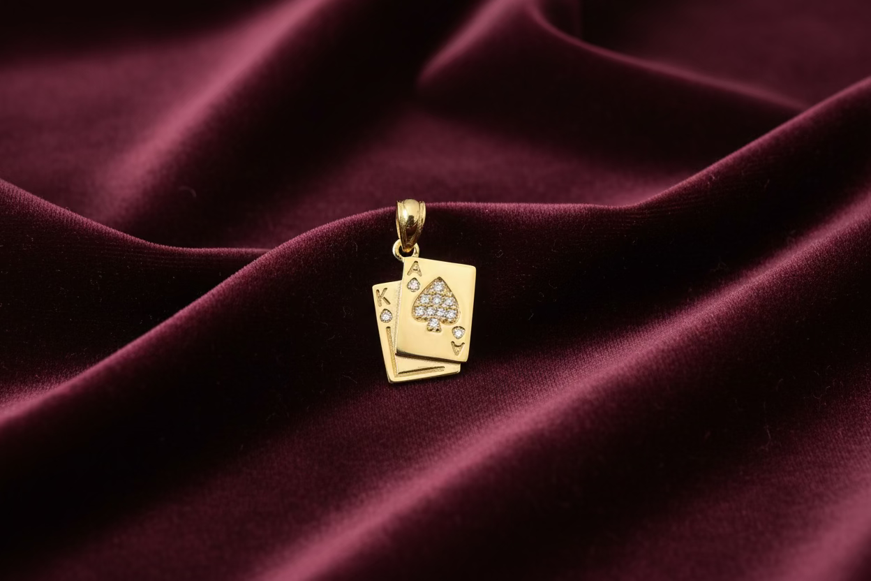 Small Letter Pendant, Solid, 10k Gold