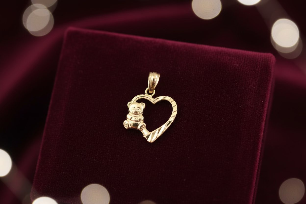 Small Heart Pendant 10k Gold