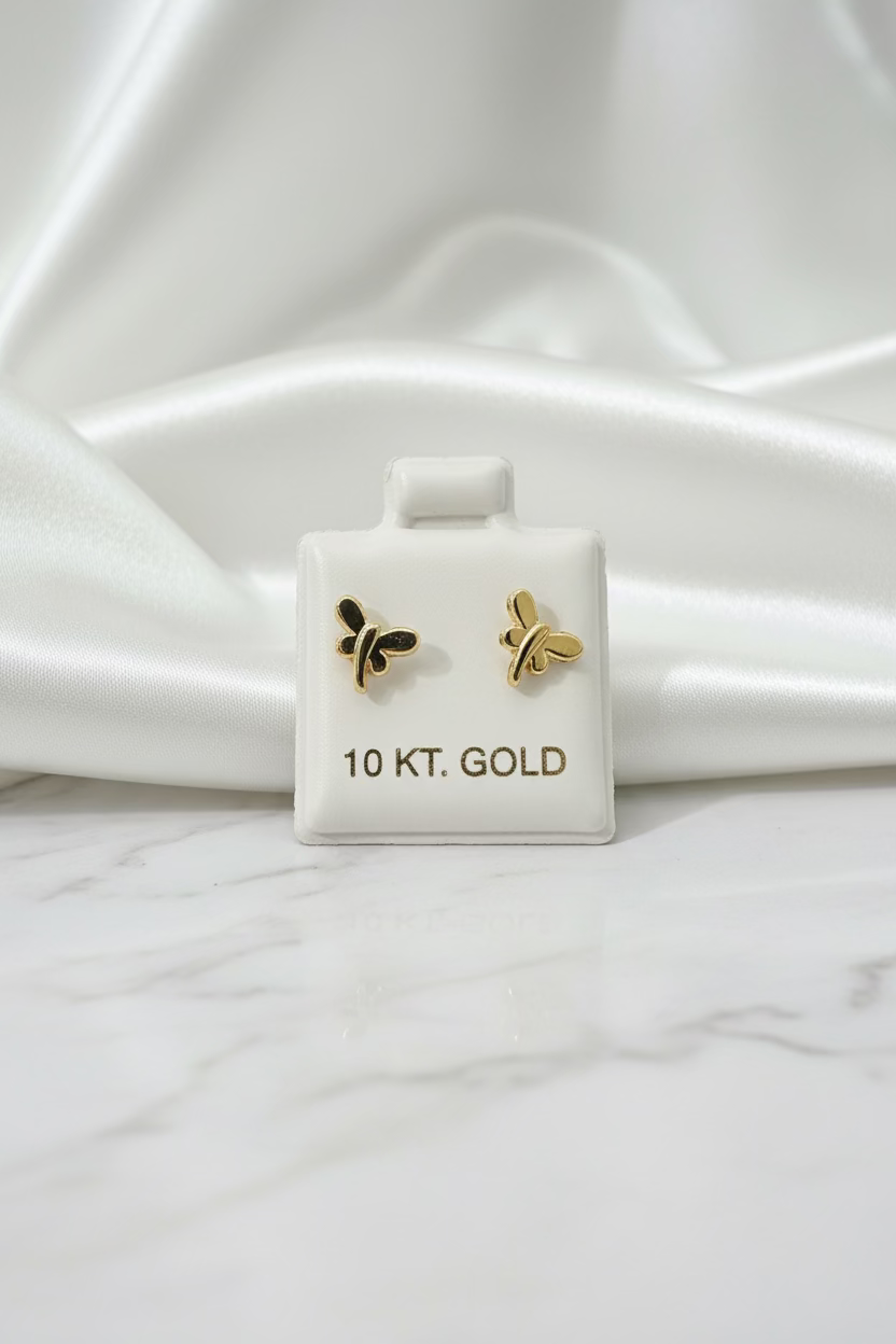 10k Gold Earrings for Girls