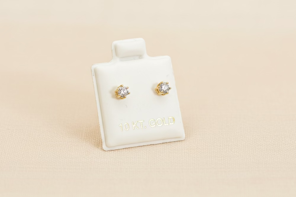 10k Gold Earrings for Girls