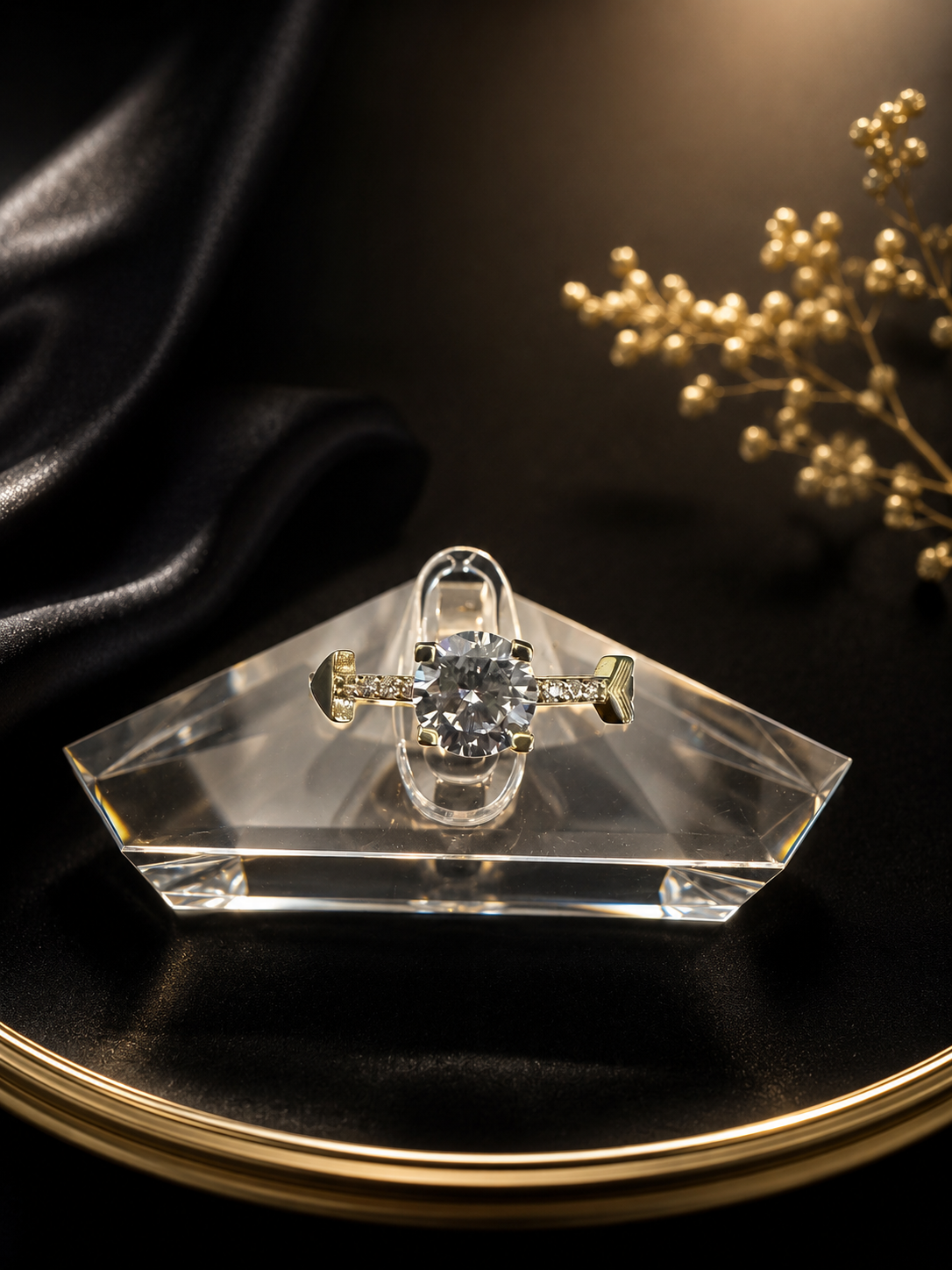 Anillo Mujer Oro 14k, Talla 7"