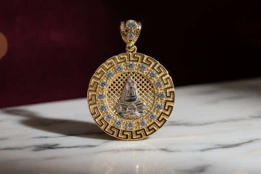 10k Gold Virgin Mary Pendant