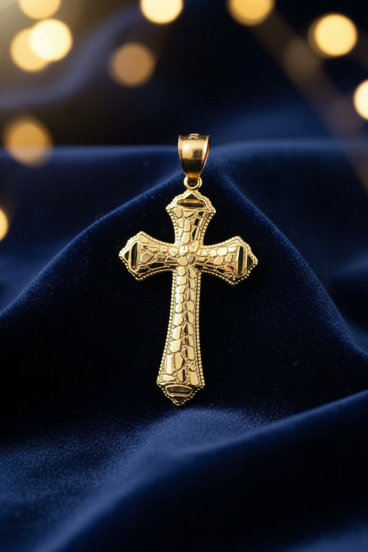 10k Gold Cross Pendant