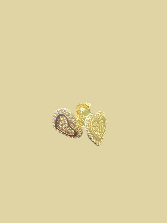 Aretes de Chicas de Corazones Elegantes