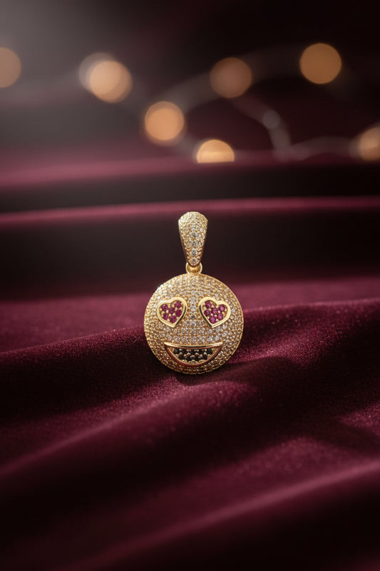 10k Gold Emoji Pendant