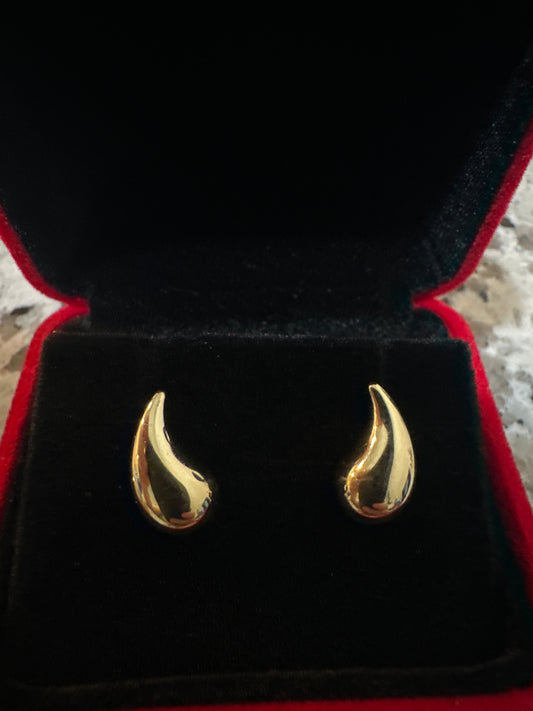 Aretes de Lágrimas Oro 14k