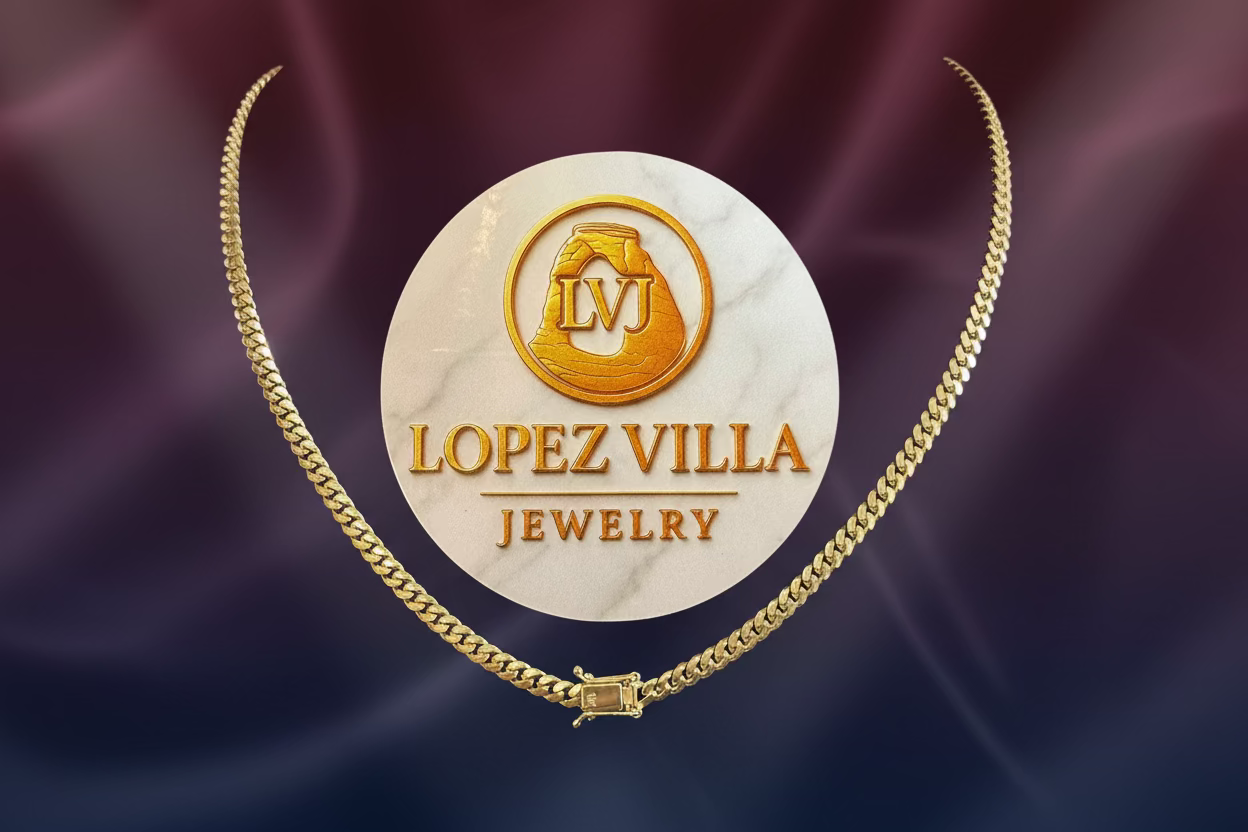 Cuban Link Chain 10k Gold, 4MM, 18"