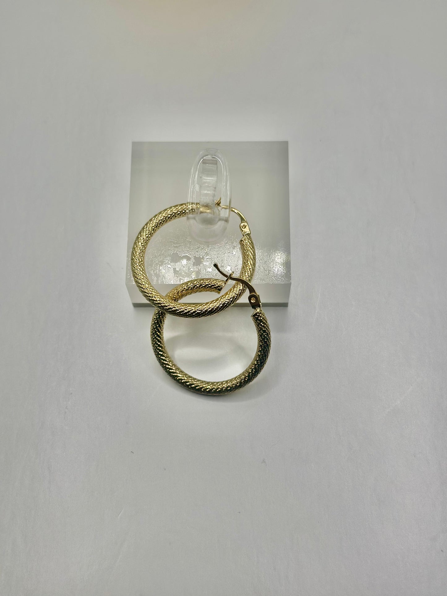 Argollas de Chicas Oro 10k, 20mm