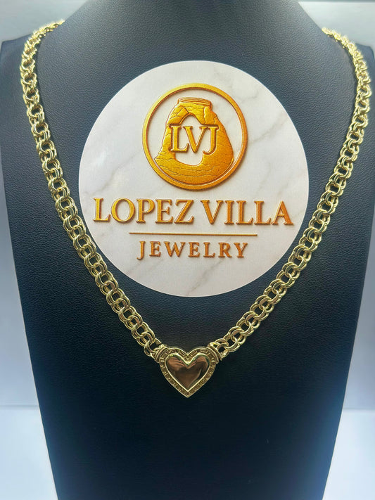 Gargantilla Versace, Oro 10k, Size 6MM, 18"