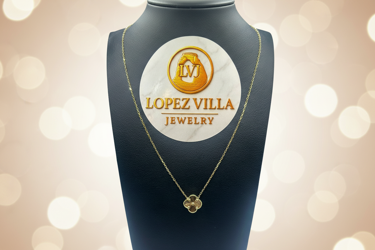 Flower Chain, 10k Gold, 1.3mm, 18".