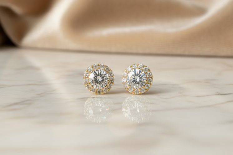 Unisex Earrings (Earrings) 10k Gold