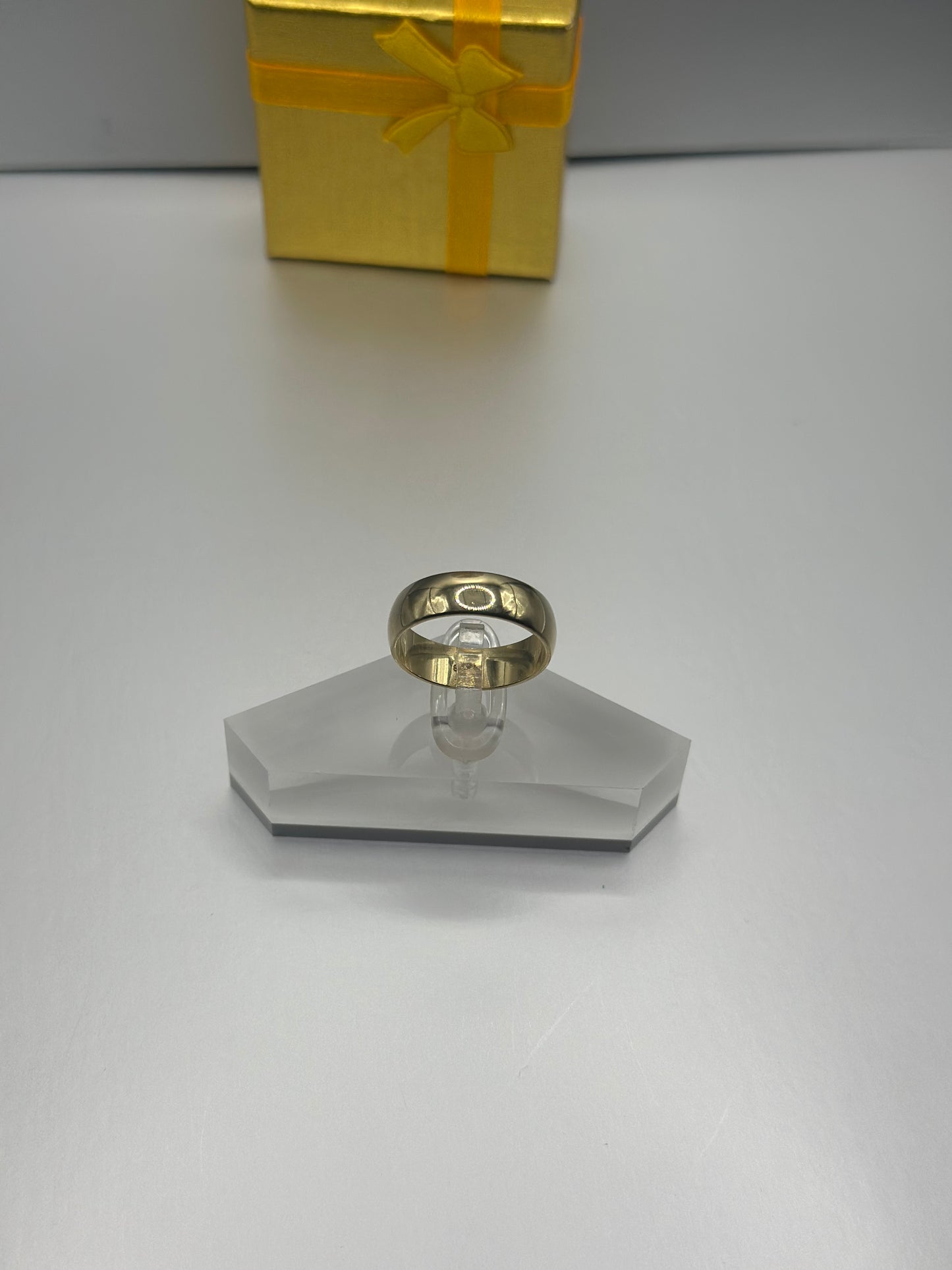 Anillo Solid, Oro 10k, 6mm, Size 8