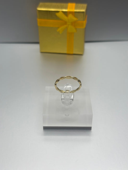 Anillo de Chicas de Infinito Oro 10k, Size 7
