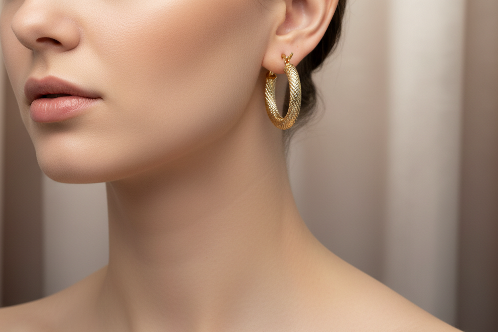 Argollas de Chicas, (Heavy) Oro 10k, 15MM