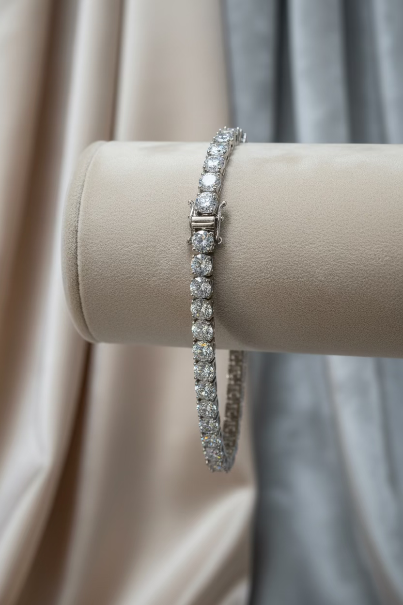 925 Sterling Silver Bracelet, 5MM