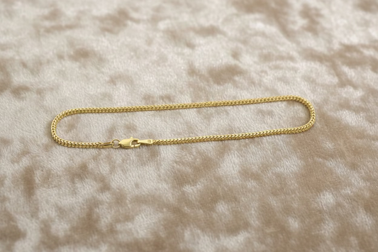 Franco 10k Gold Handle, 1.8MM, 7"