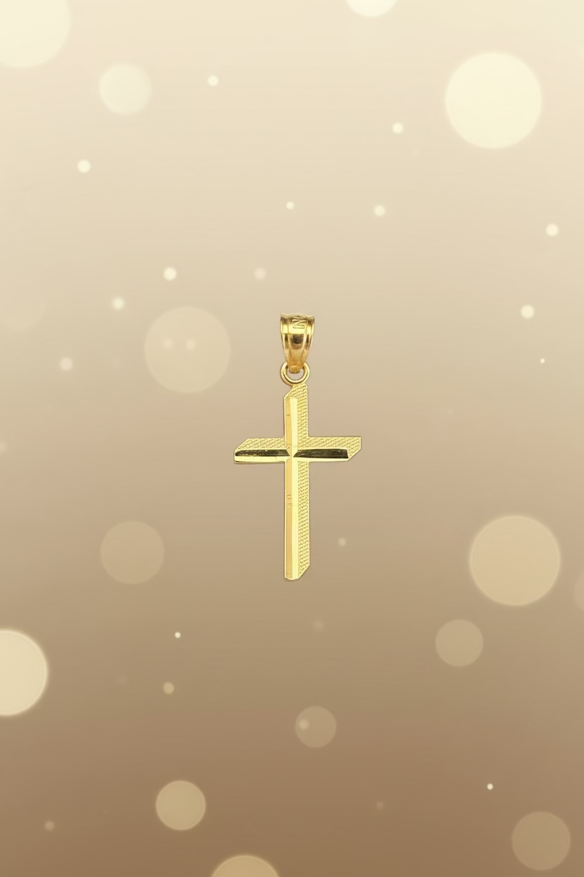 10k Gold Crucifix Pendant