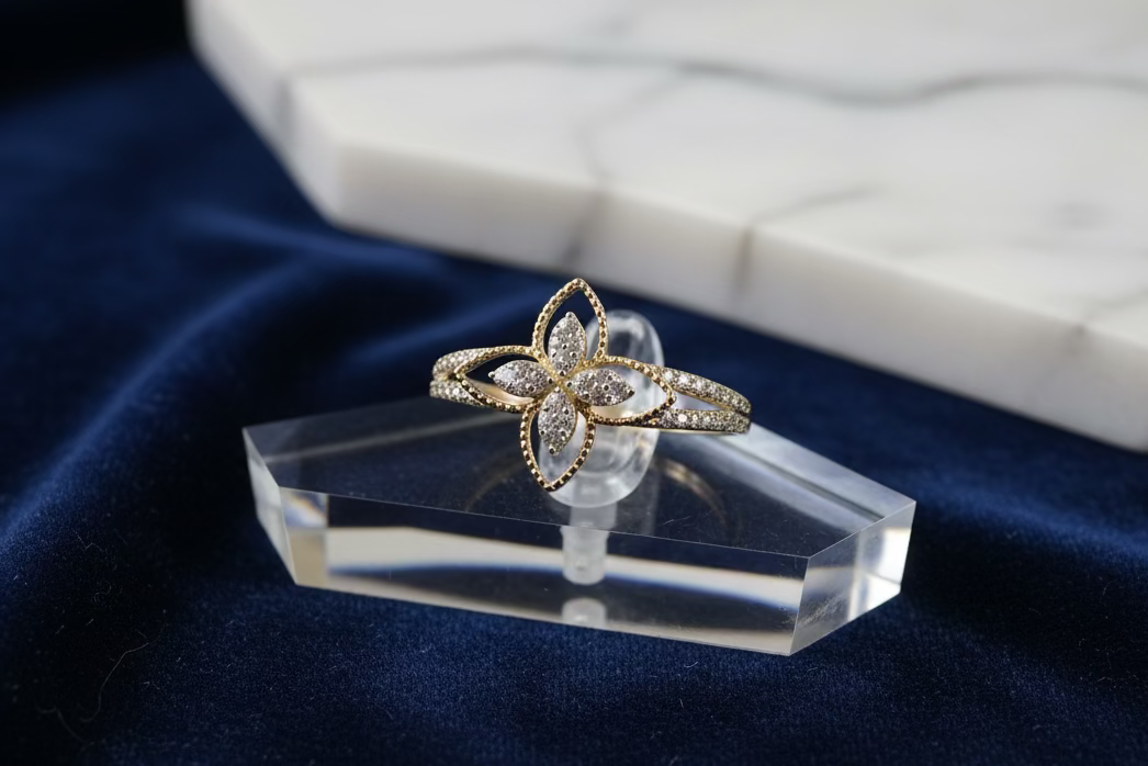 Anillo Mujer Oro 10k, talla 9