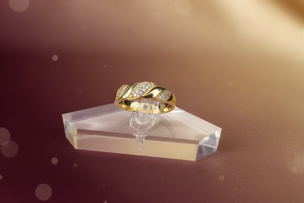 Anillo Mujer Oro 10k, Talla 9