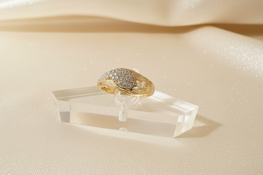 Anillo Mujer Oro 10k, Talla 8