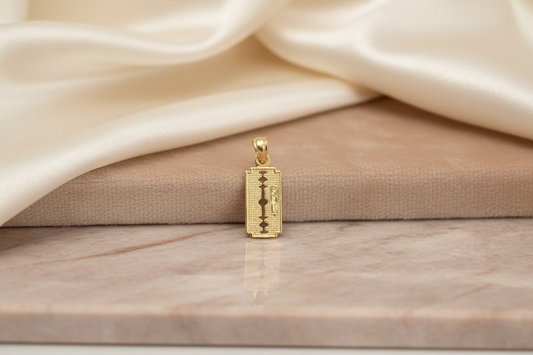 Small Blade Pendant 10k Gold