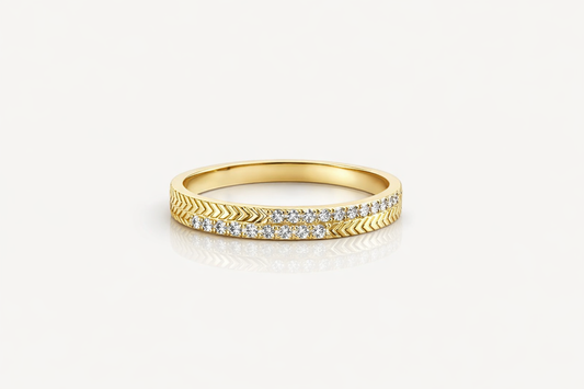 Anillo Mujer Oro 10k, Talla 8