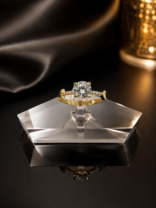 Anillo Mujer Oro 14k, Talla 7"